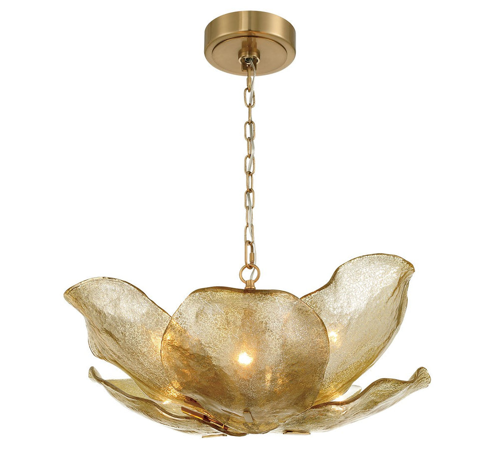 Lib & Co. Canada - Six Light Flushmount / Pendant - Corato - Brushed Brass- Union Lighting Luminaires Decor