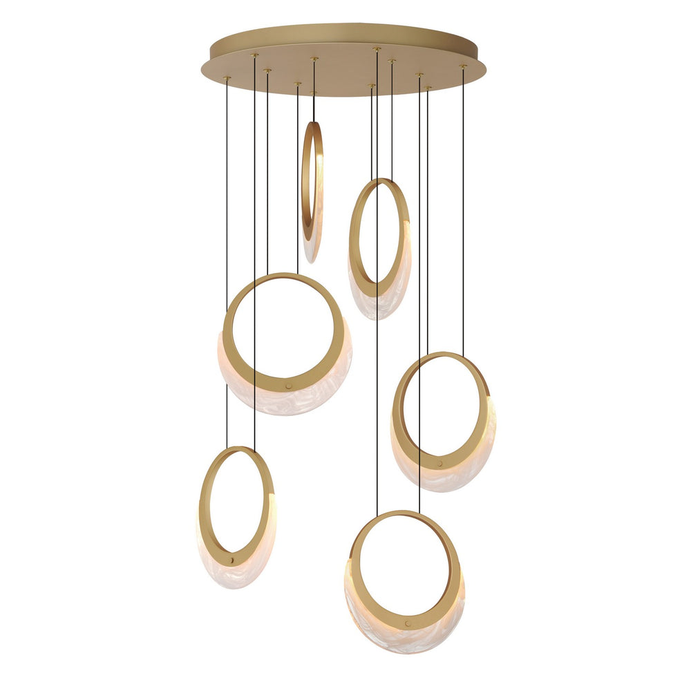 ET2 - LED Pendant - Lyra - Gold- Union Lighting Luminaires Decor