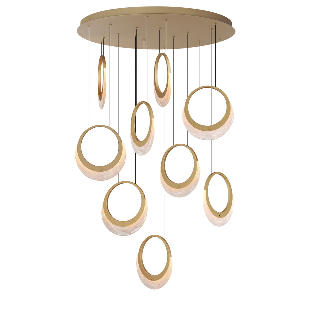 ET2 - LED Pendant - Lyra - Gold- Union Lighting Luminaires Decor