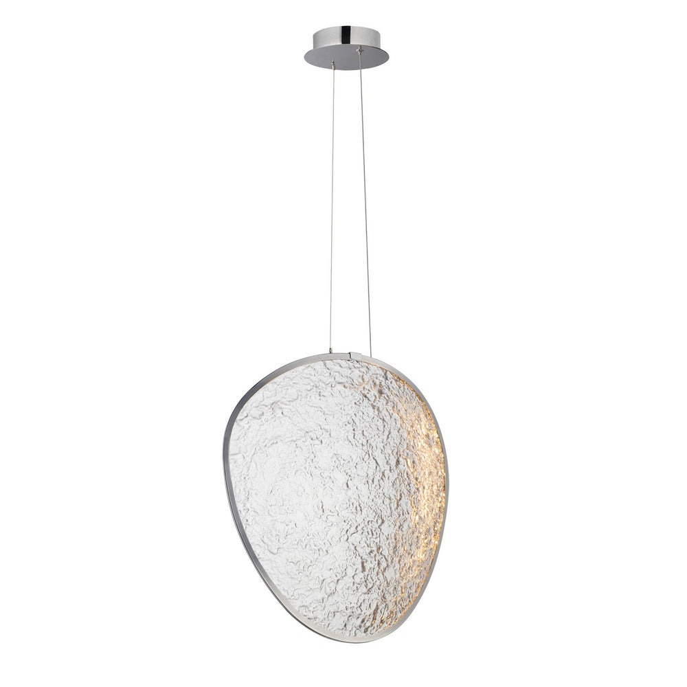 ET2 - LED Pendant - Moonscapes - Polished Chrome- Union Lighting Luminaires Decor