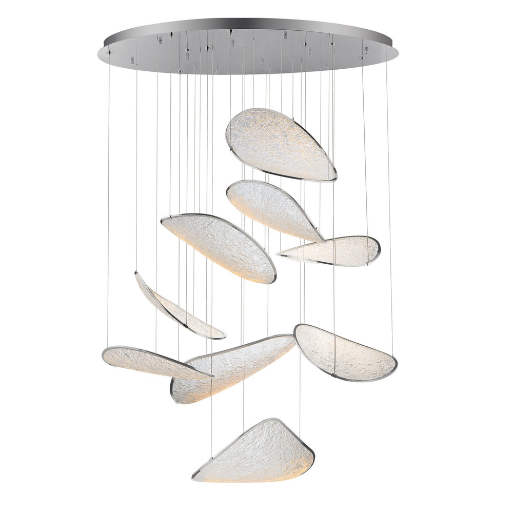 ET2 - LED Pendant - Moonscapes - Polished Chrome- Union Lighting Luminaires Decor