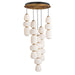 ET2 - LED Chandelier - Soji - Black / Gold- Union Lighting Luminaires Decor