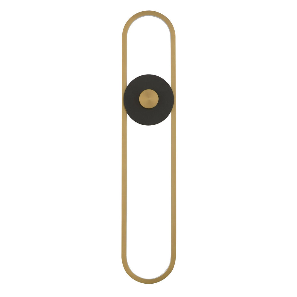 ET2 - LED Outdoor Wall Sconce - Gravity - Black / Gold- Union Lighting Luminaires Decor