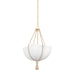 Hudson Valley Canada - One Light Pendant - Amberley - Vintage Gold Leaf- Union Lighting Luminaires Decor