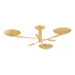 Hudson Valley Canada - LED Semi Flush Mount - Johnson - Aged Brass- Union Lighting Luminaires Decor