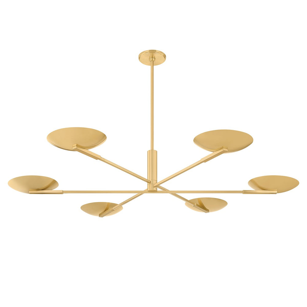 Hudson Valley Canada - LED Chandelier - Johnson - Aged Brass- Union Lighting Luminaires Decor