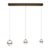 W.A.C. Canada - LED Chandelier - Cyllindra - Aged Brass- Union Lighting Luminaires Decor