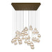 W.A.C. Canada - LED Chandelier - Cyllindra - Aged Brass- Union Lighting Luminaires Decor