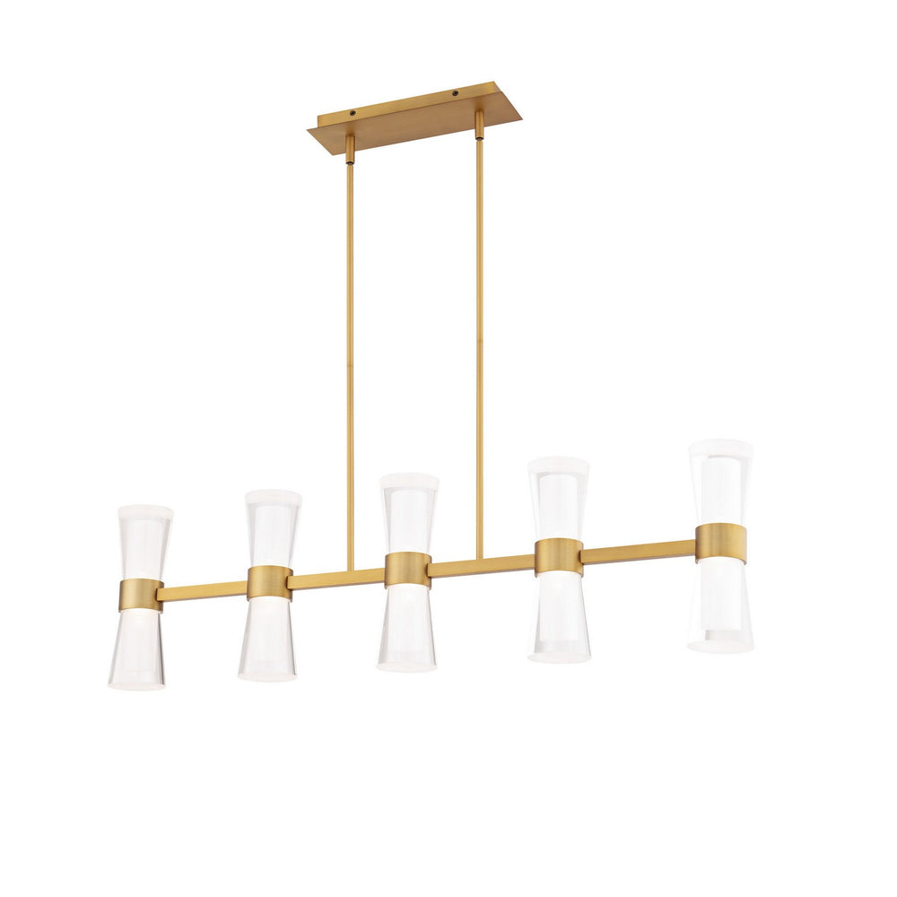 W.A.C. Canada - LED Pendant - Hourglass - Aged Brass- Union Lighting Luminaires Decor