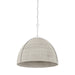 Hudson Valley Canada - One Light Pendant - Woodlawn - White Plaster- Union Lighting Luminaires Decor