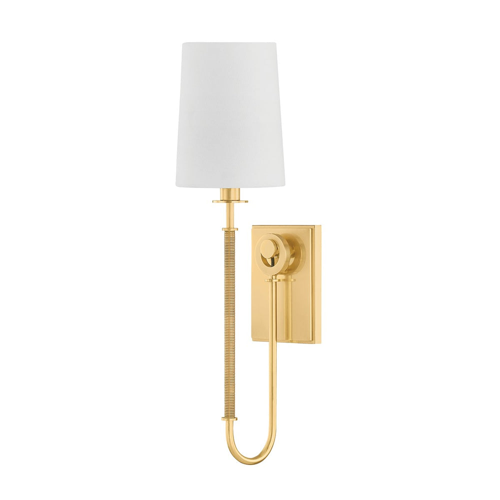 Hudson Valley Canada - One Light Wall Sconce - Glenmont - Aged Brass- Union Lighting Luminaires Decor