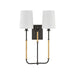 Hudson Valley Canada - Two Light Wall Sconce - Glenmont - Aged Brass/Distressed Bronze- Union Lighting Luminaires Decor