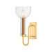 Hudson Valley Canada - One Light Wall Sconce - Narrowsburg - Aged Brass- Union Lighting Luminaires Decor