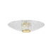 Hudson Valley Canada - LED Flush Mount - New Haven - Aged Brass- Union Lighting Luminaires Decor