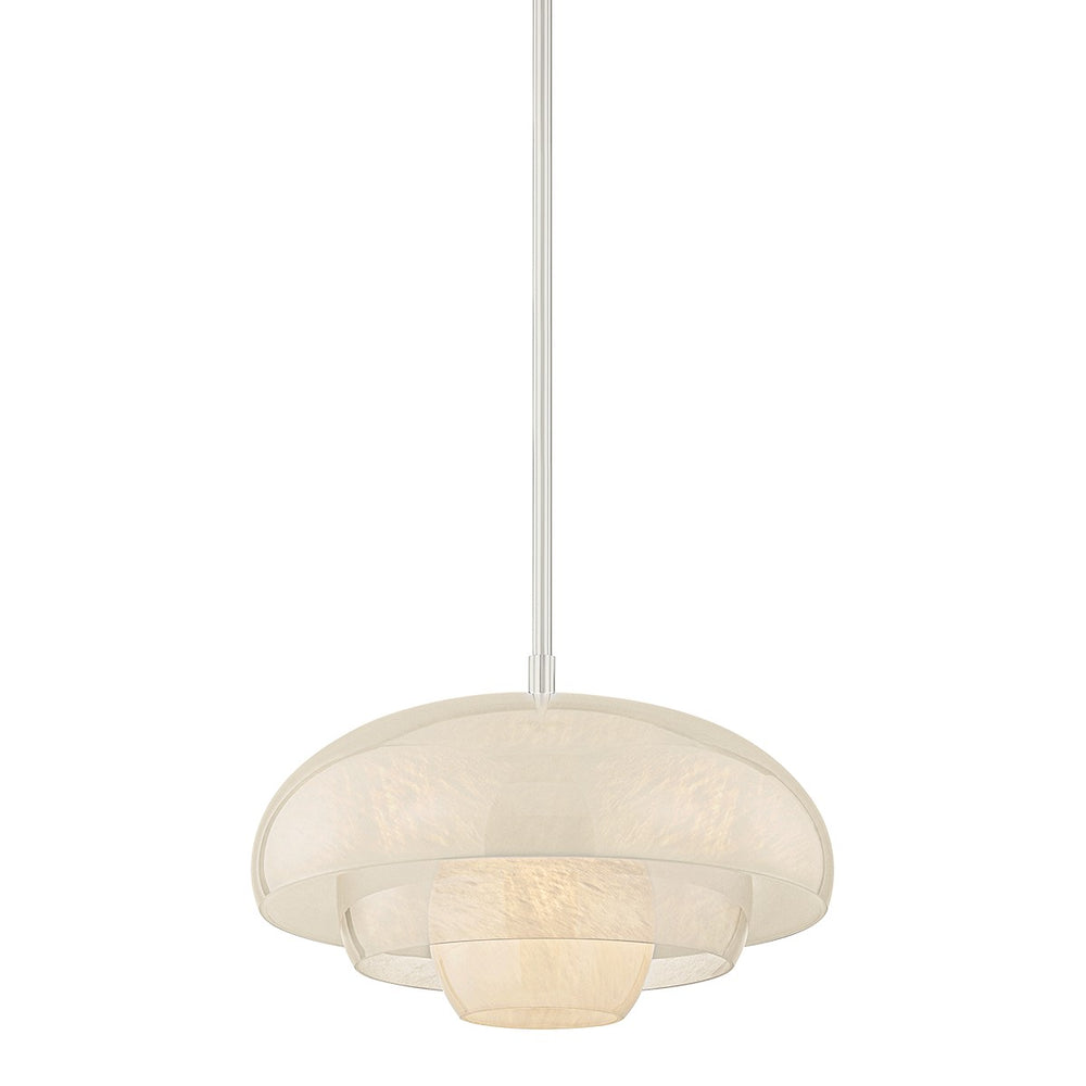 Hudson Valley Canada - One Light Pendant - Auburndale - Polished Nickel- Union Lighting Luminaires Decor