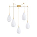 Hudson Valley Canada - Five Light Chandelier - Ironwood - Aged Brass- Union Lighting Luminaires Decor