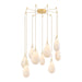 Hudson Valley Canada - Nine Light Chandelier - Ironwood - Aged Brass- Union Lighting Luminaires Decor