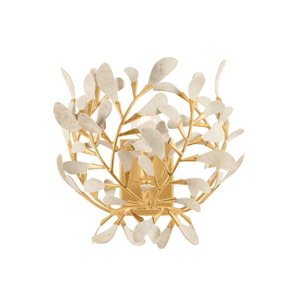 Hudson Valley Canada - One Light Wall Sconce - Maybrook - Vintage Gold Leaf- Union Lighting Luminaires Decor