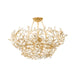 Hudson Valley Canada - Six Light Chandelier - Maybrook - Vintage Gold Leaf- Union Lighting Luminaires Decor
