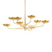 Hudson Valley Canada - LED Chandelier - Taormina - Vintage Gold Leaf- Union Lighting Luminaires Decor