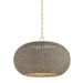 Hudson Valley Canada - One Light Pendant - Penarth - Aged Brass- Union Lighting Luminaires Decor