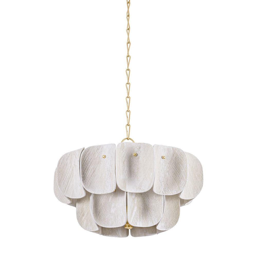 Hudson Valley Canada - Eight Light Chandelier - Amalfi - Vintage Gold Leaf- Union Lighting Luminaires Decor