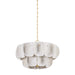 Hudson Valley Canada - Eight Light Chandelier - Amalfi - Vintage Gold Leaf- Union Lighting Luminaires Decor