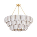 Hudson Valley Canada - 16 Light Chandelier - Amalfi - Vintage Gold Leaf- Union Lighting Luminaires Decor