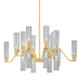 Hudson Valley Canada - 18 Light Chandelier - Harpswell - Aged Brass- Union Lighting Luminaires Decor