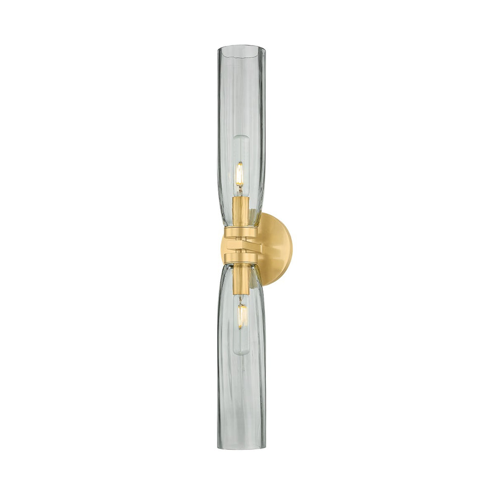 Hudson Valley Canada - Two Light Bath - Harpswell - Aged Brass- Union Lighting Luminaires Decor