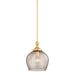 Hudson Valley Canada - One Light Pendant - Chatton - Aged Brass- Union Lighting Luminaires Decor