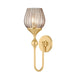 Hudson Valley Canada - One Light Wall Sconce - Chatton - Aged Brass- Union Lighting Luminaires Decor