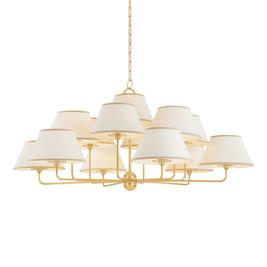 Hudson Valley Canada - 13 Light Chandelier - Durland - Aged Brass- Union Lighting Luminaires Decor