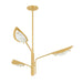 Hudson Valley Canada - Three Light Chandelier - Levin - Aged Brass- Union Lighting Luminaires Decor