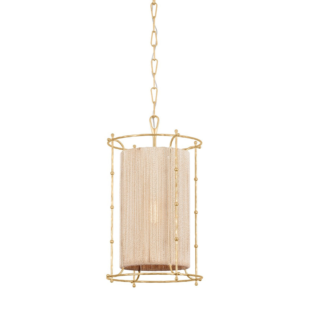 Hudson Valley Canada - One Light Lantern - Jones Point - Vintage Gold Leaf- Union Lighting Luminaires Decor