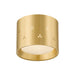 Hudson Valley Canada - LED Flush Mount - Edisto - Aged Brass- Union Lighting Luminaires Decor