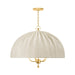 Hudson Valley Canada - Five Light Chandelier - Palmetto - Aged Brass- Union Lighting Luminaires Decor