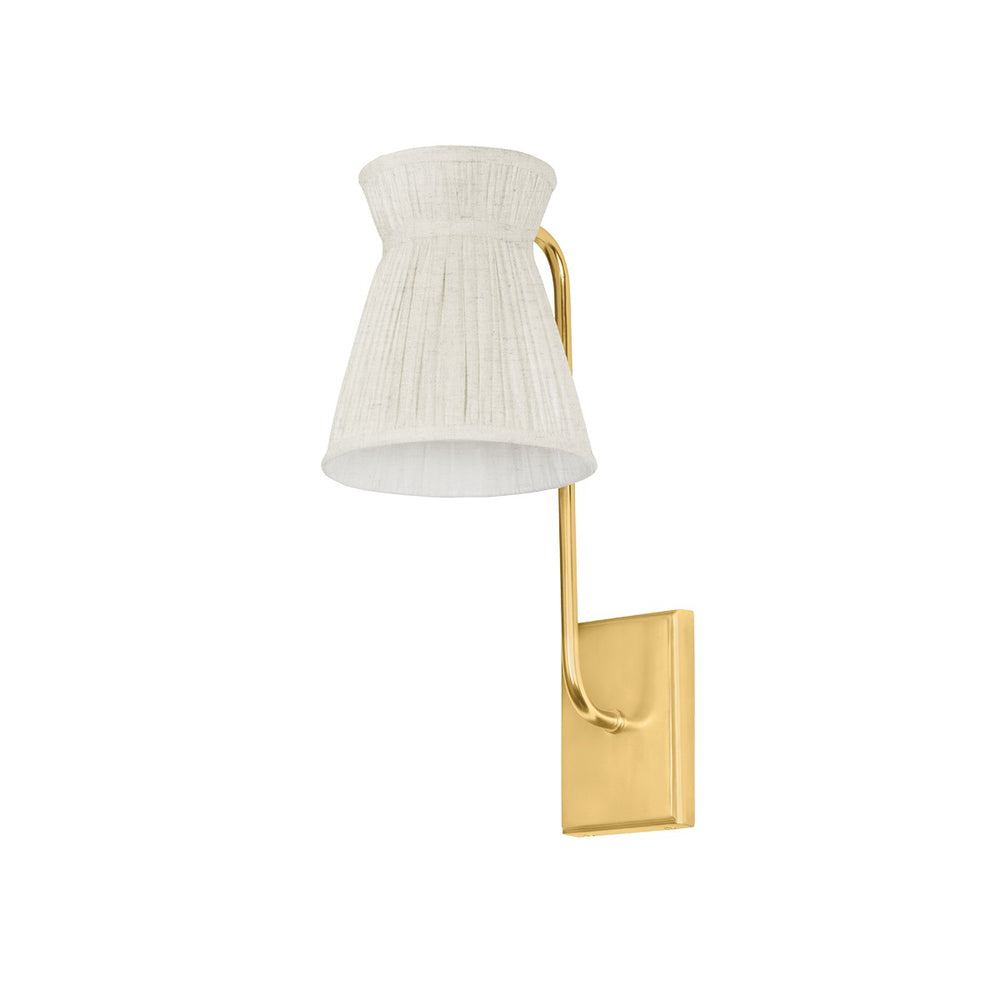 Hudson Valley Canada - One Light Wall Sconce - Hollywood - Aged Brass- Union Lighting Luminaires Decor