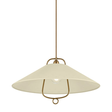 Hudson Valley Canada - One Light Pendant - Pawley - Historic Bronze/Soft Sand- Union Lighting Luminaires Decor