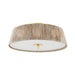 Hudson Valley Canada - Three Light Semi Flush Mount - George - Aged Brass- Union Lighting Luminaires Decor