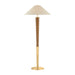 Hudson Valley Canada - One Light Floor Lamp - Bohicket - Aged Brass- Union Lighting Luminaires Decor