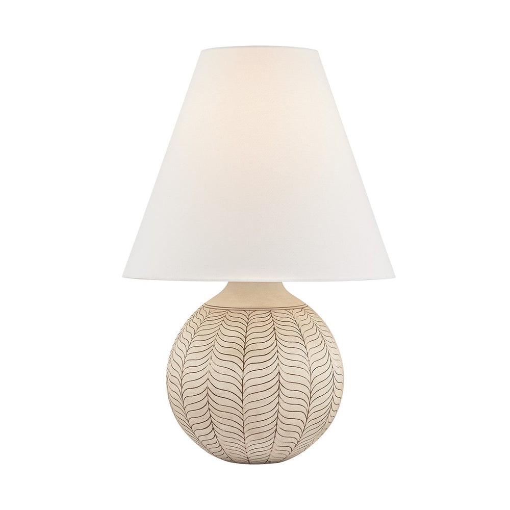 Hudson Valley Canada - One Light Table Lamp - Capers - Aged Brass/Ceramic Ivory Petal- Union Lighting Luminaires Decor