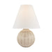 Hudson Valley Canada - One Light Table Lamp - Capers - Aged Brass/Ceramic Ivory Petal- Union Lighting Luminaires Decor