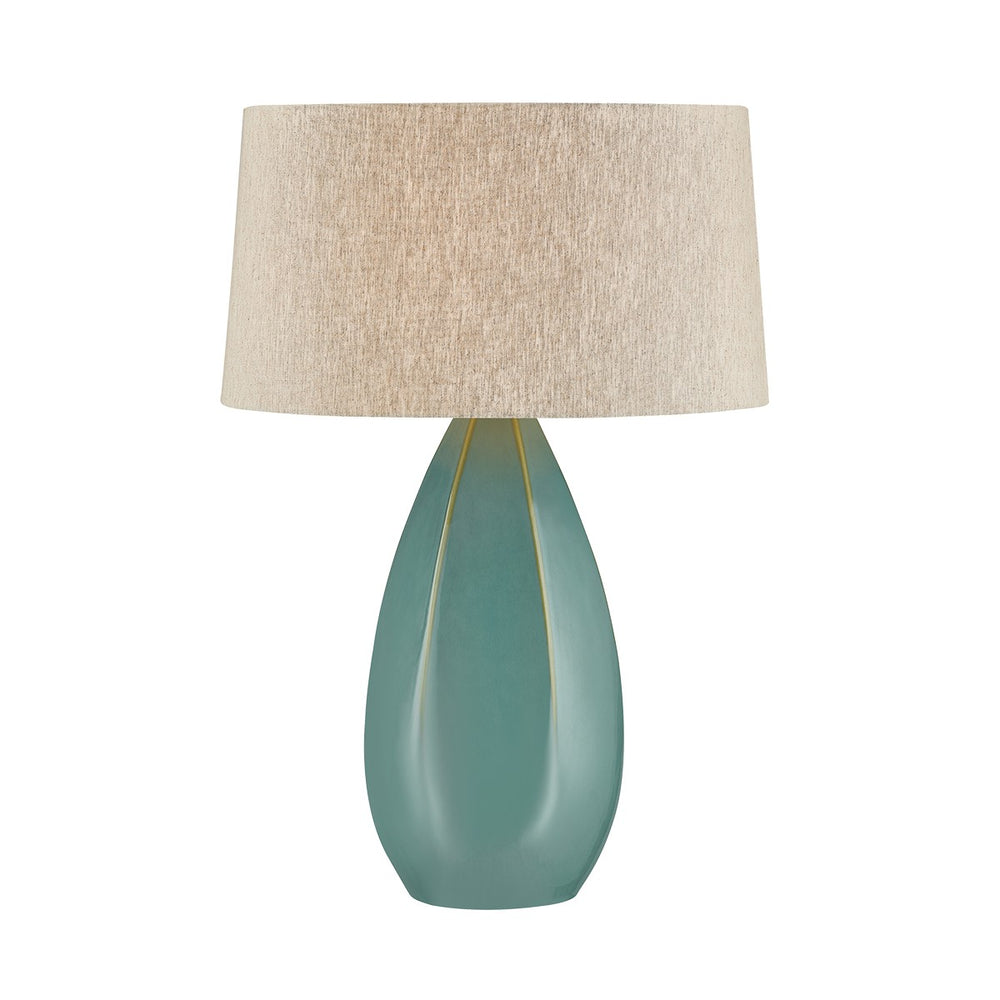 Hudson Valley Canada - One Light Table Lamp - Colwyn - Aged Brass/Ceramic Celadon Wash- Union Lighting Luminaires Decor