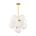 Visual Comfort Studio Canada - Nine Light Chandelier - Aria - Burnished Brass- Union Lighting Luminaires Decor
