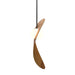Accord Lighting - One Light Pendant - Oyster - Teak- Union Lighting Luminaires Decor