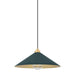 Hudson Valley Canada - One Light Pendant - Clivedon - Aged Brass/Soft Studio Green- Union Lighting Luminaires Decor
