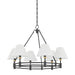Hudson Valley Canada - Six Light Chandelier - Howard - Aged Brass/Distressed Bronze- Union Lighting Luminaires Decor