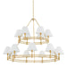 Hudson Valley Canada - 15 Light Chandelier - Howard - Aged Brass- Union Lighting Luminaires Decor