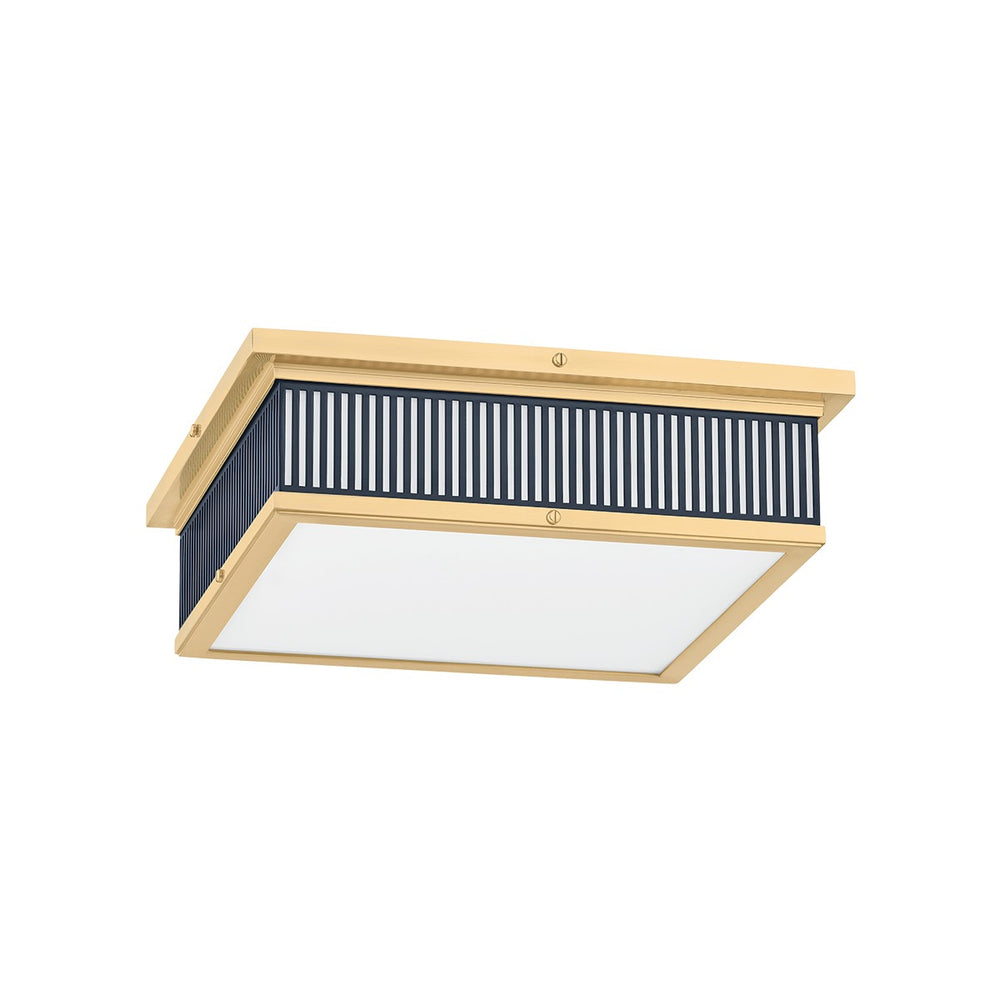 Hudson Valley Canada - LED Flush Mount - Ashdown - Aged Brass/Distressed Bronze- Union Lighting Luminaires Decor
